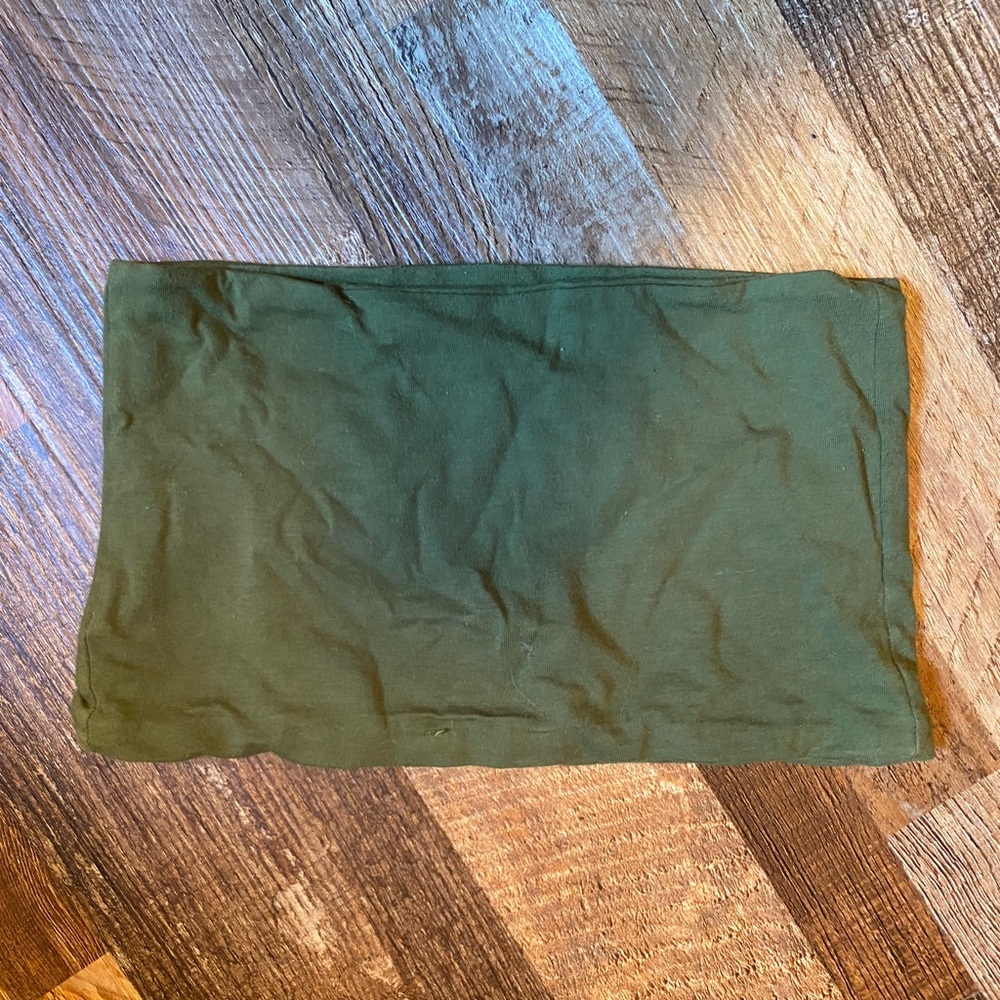 Green tube top